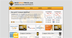 Desktop Screenshot of nicegoldprice.com